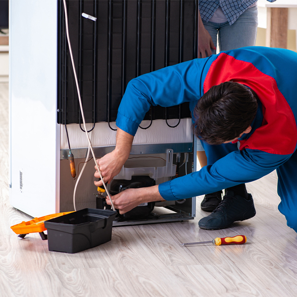 how much do you charge for refrigerator repair services in Delaware City Delaware